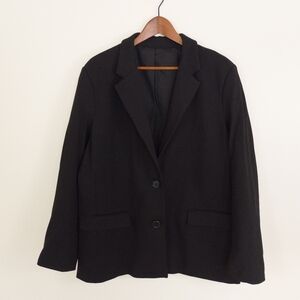 Leze the Label 2 Button Blazer Black Size XL